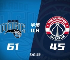 开云体育官网-半场战报：魔术领先奇才16分 班凯罗&amp;小瓦合砍36分 卡林顿15+6+3