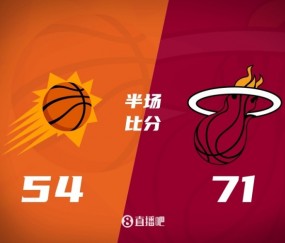 热火半场71-45领先太阳 热巴16+5 希罗&amp;鲍威尔14分 狄龙15分